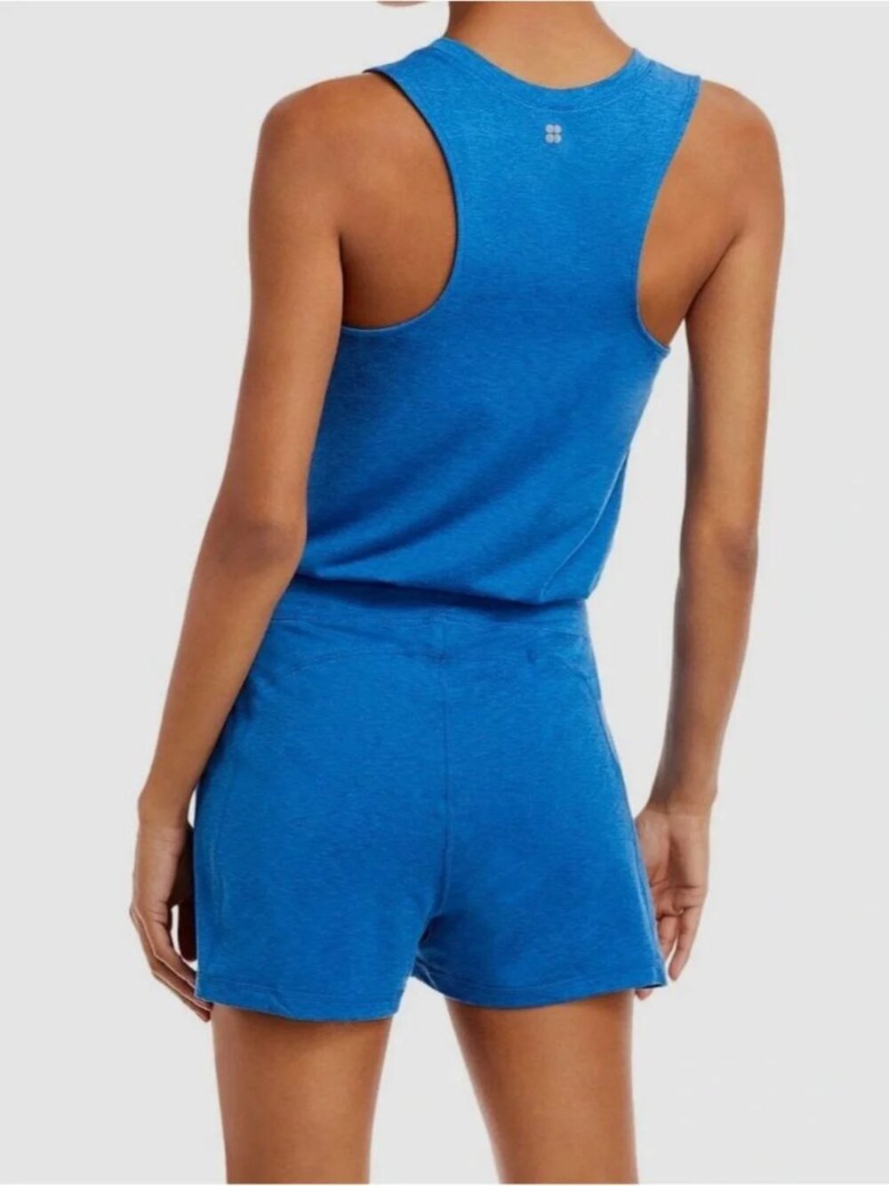 Sweaty Betty Gary Sleeveless Active Athleisure Romper in Blue Sz S, Women's 4/6 - Picture 2 of 11